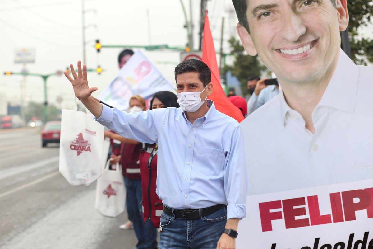 Felipe de Jesús Cantú, candidato a la alcaldía de Monterrey. Foto: Especial
