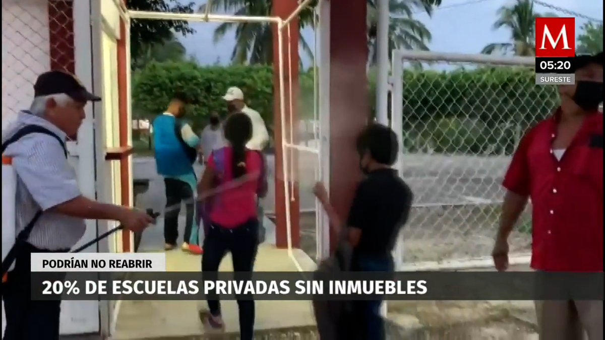 Sin inmuebles para reabrir, 20% de escuelas privadas; dejaron de pagar renta