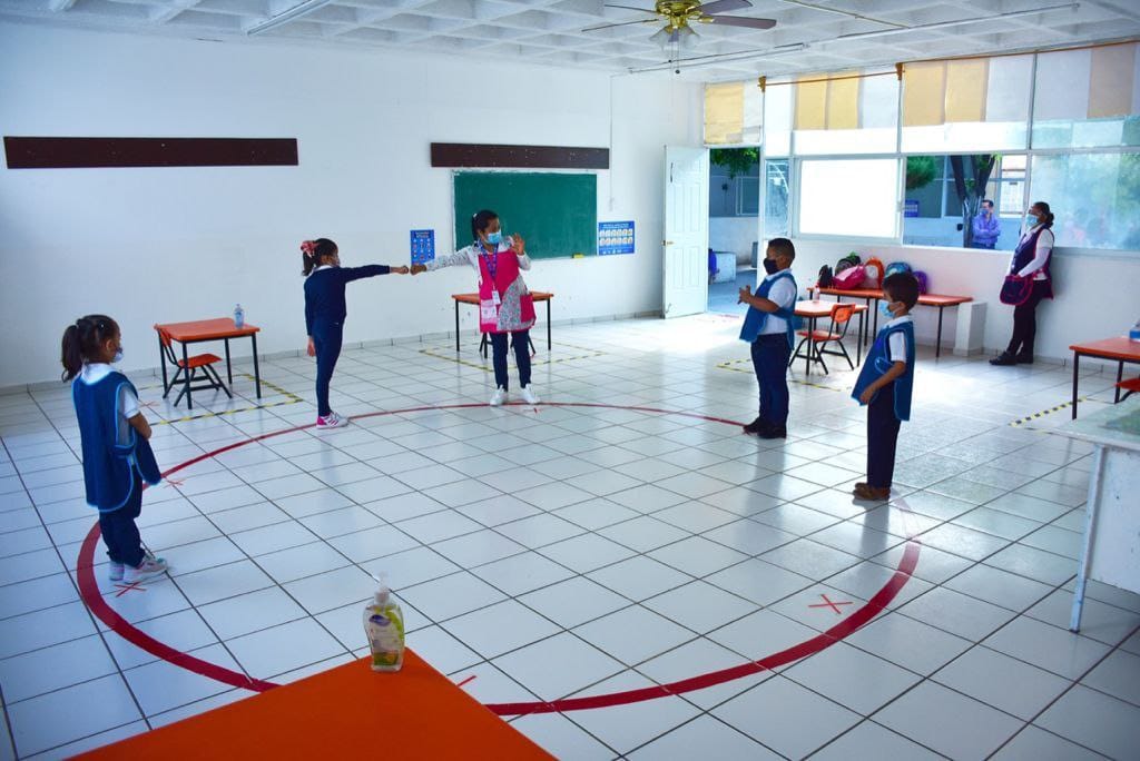Regresan a aulas 5 preescolares del DIF en León. Foto: Especial