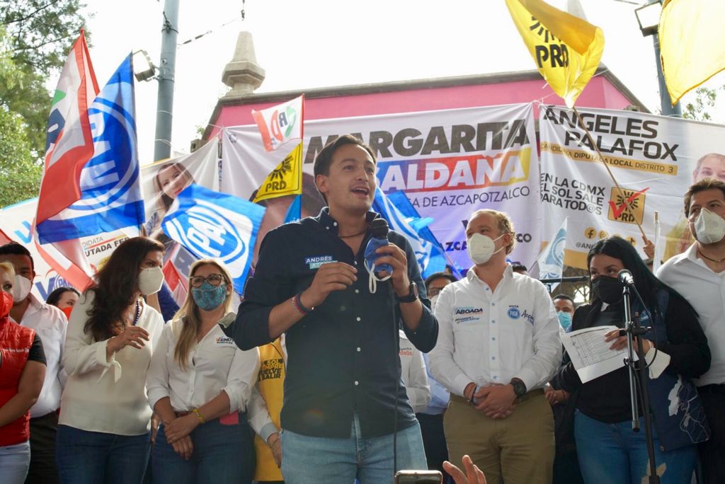 Andrés Atayde acompañó a los candidatos en CdMx | Especial
