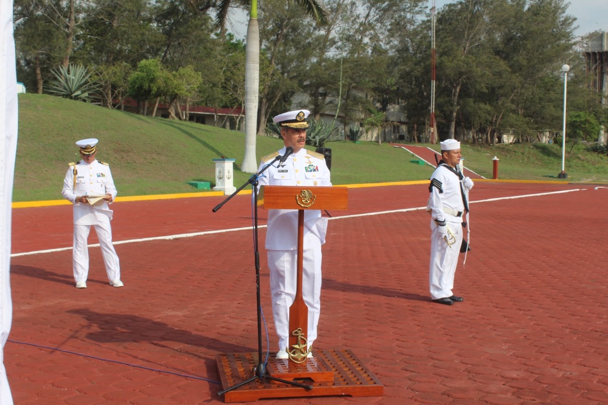 Ceremonia para conmemorar el LXXIX Aniversario del Día de la Marina Nacional. (Cortesía)