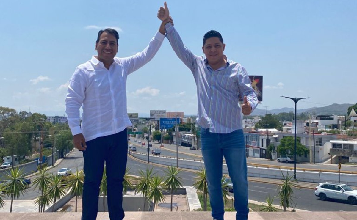 "Te deseo mucho éxito, yo sé que vas a gobernar muy bien este estado", expuso el senador al abanderado del PVEM. | Especial