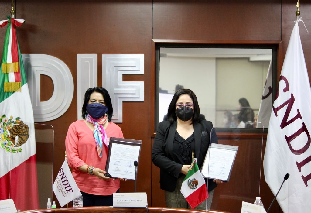 La directora del DIF indicó que se busca "fortalecer las capacidades de resiliencia de sectores vulnerables ante desastres". (Twitter)