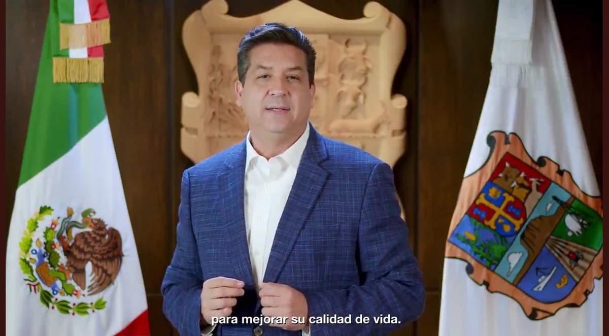 Francisco García Cabeza de Vaca, gobernador de Tamaulipas. (Twitter)