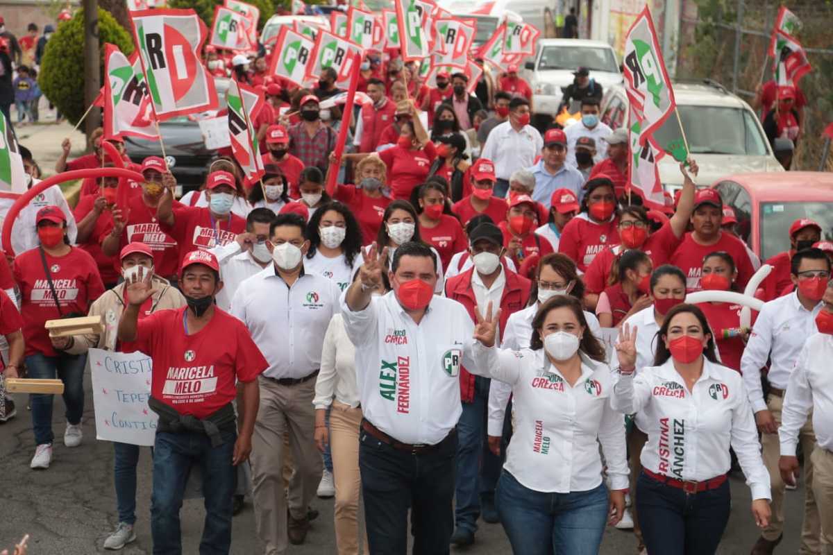 Alejandro Fernández Campillo, candidato a diputado federal del PRI por el Distrito 5 en el Estado de México, cerró sus campaña política.