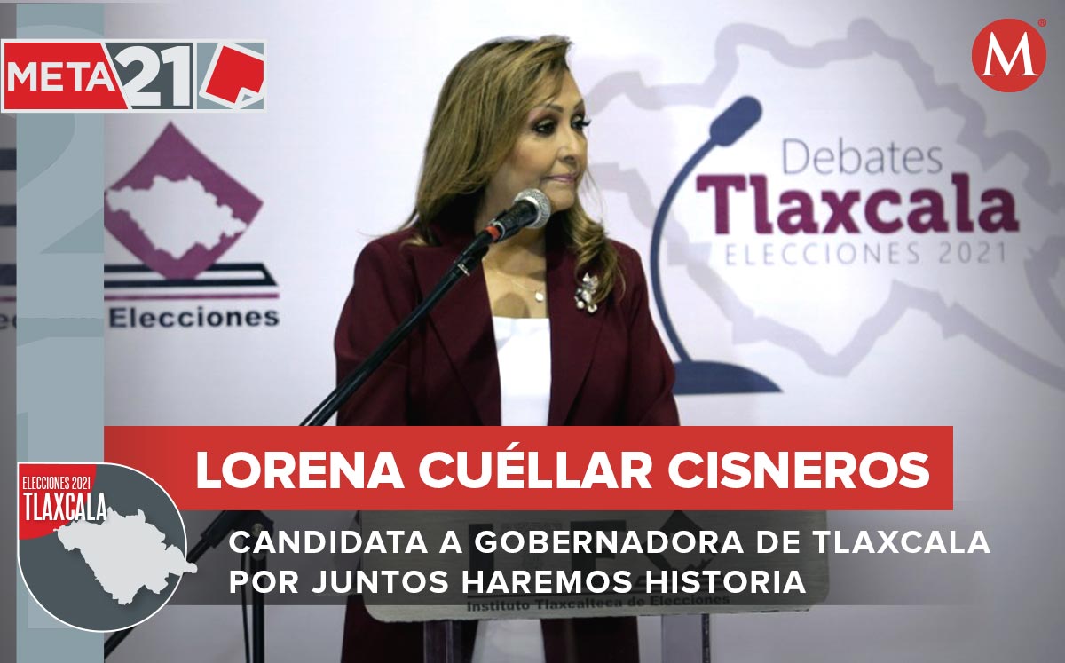 Candidata a la gubernatura de Tlaxcala, Lorena Cuéllar. (Especial)