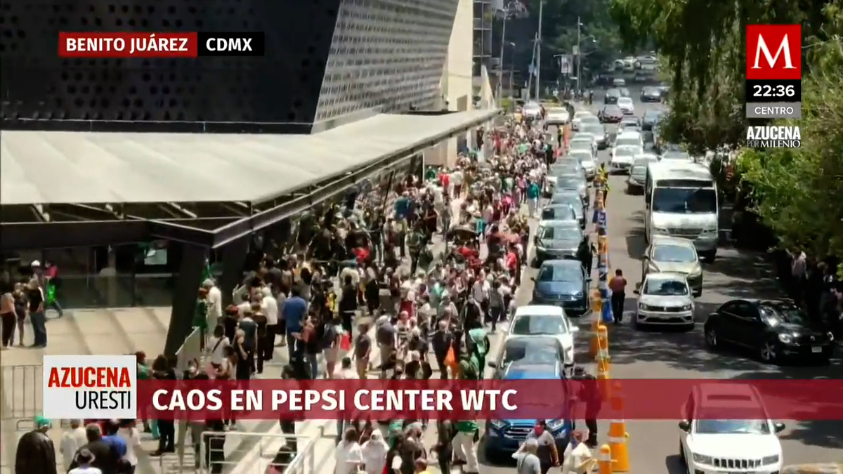 CdMx llama a respetar turno de vacunación ante aglomeraciones en BJ