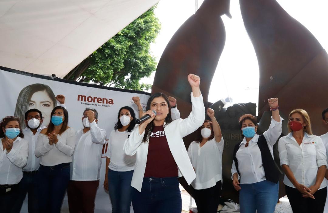 Cierre de campaña de  Claudia Rivera Vivanco | Agencia Enfoque