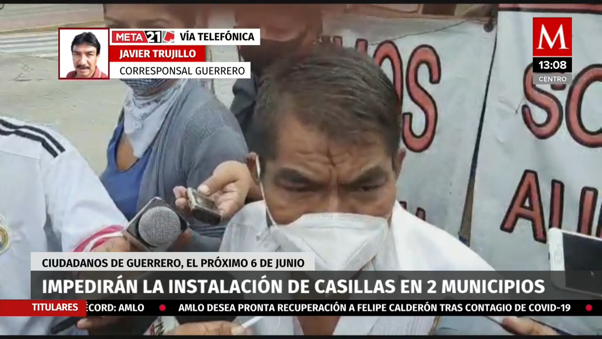 Ciudadanos de Guerrero impedirán la instalación de casillas