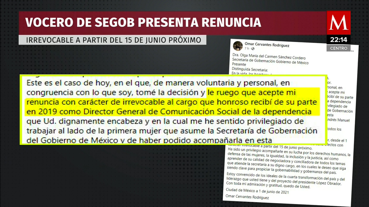 Director de Comunicación Social de la Segob renuncia hoy