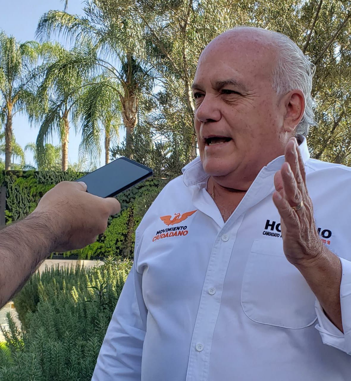 Horacio Fernández, de MC llamó a no caer en guerra sucia. (Especial)