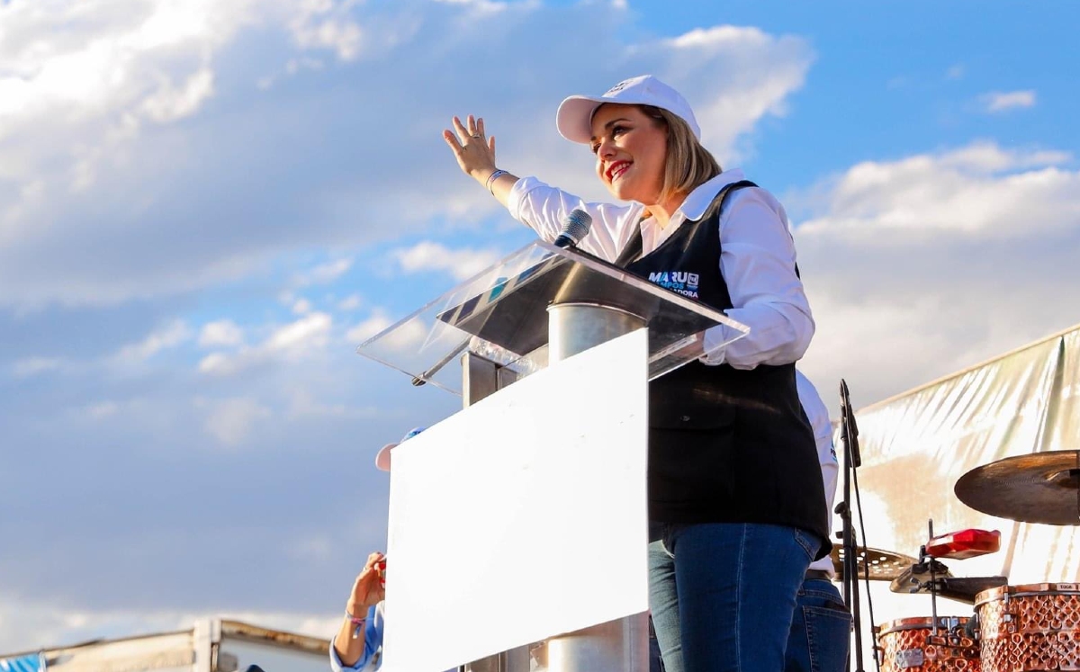 Maru Campos prometió que de ganara la elección restablecerá las estancias infantiles. (@MaruCampos_G)