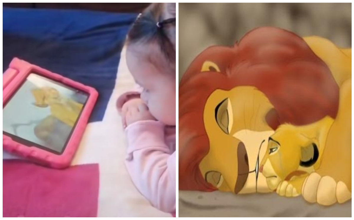 Niña rompe en llanto al ver 'El rey león por primera vez' (Especial)