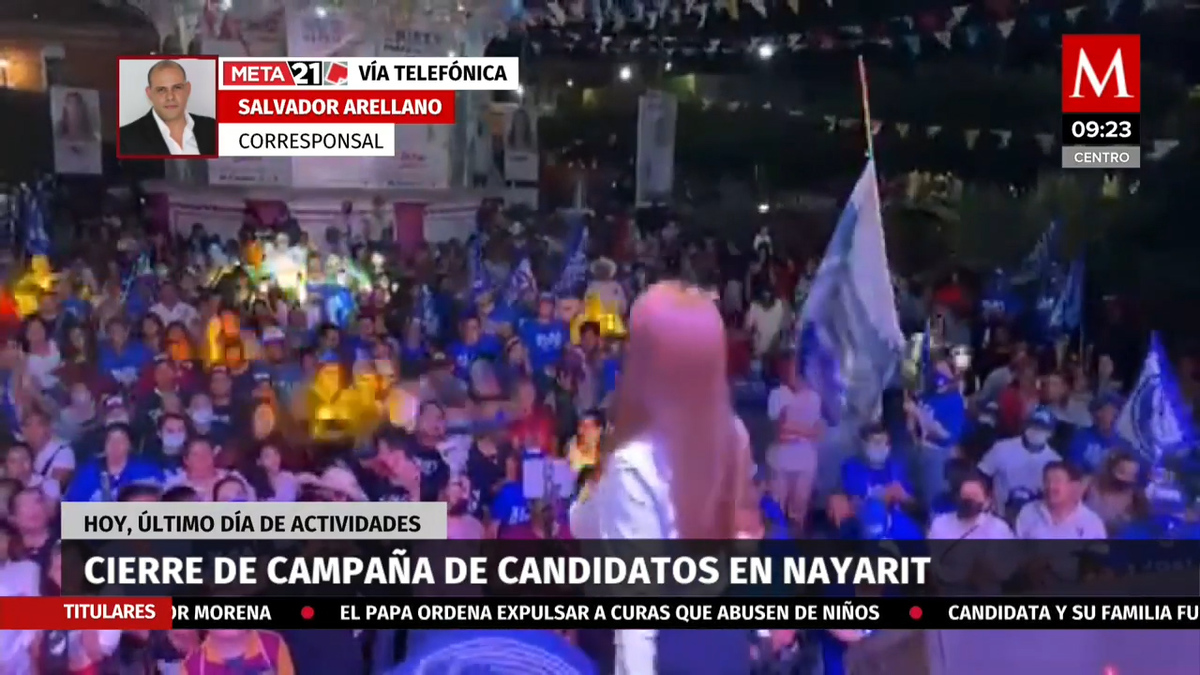 Se realizaron los cierres de campaña de candidatos a gubernatura