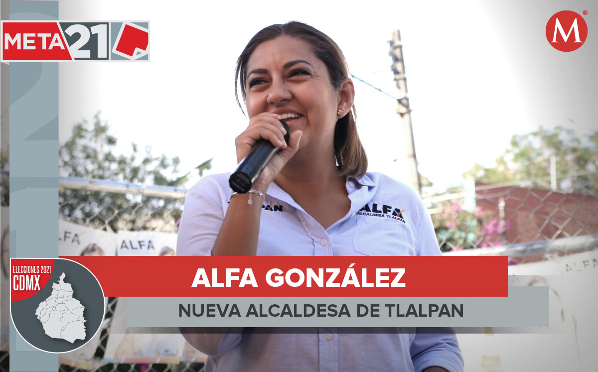 Alfa González será la nueva alcaldesa de Tlalpan. | MILENIO