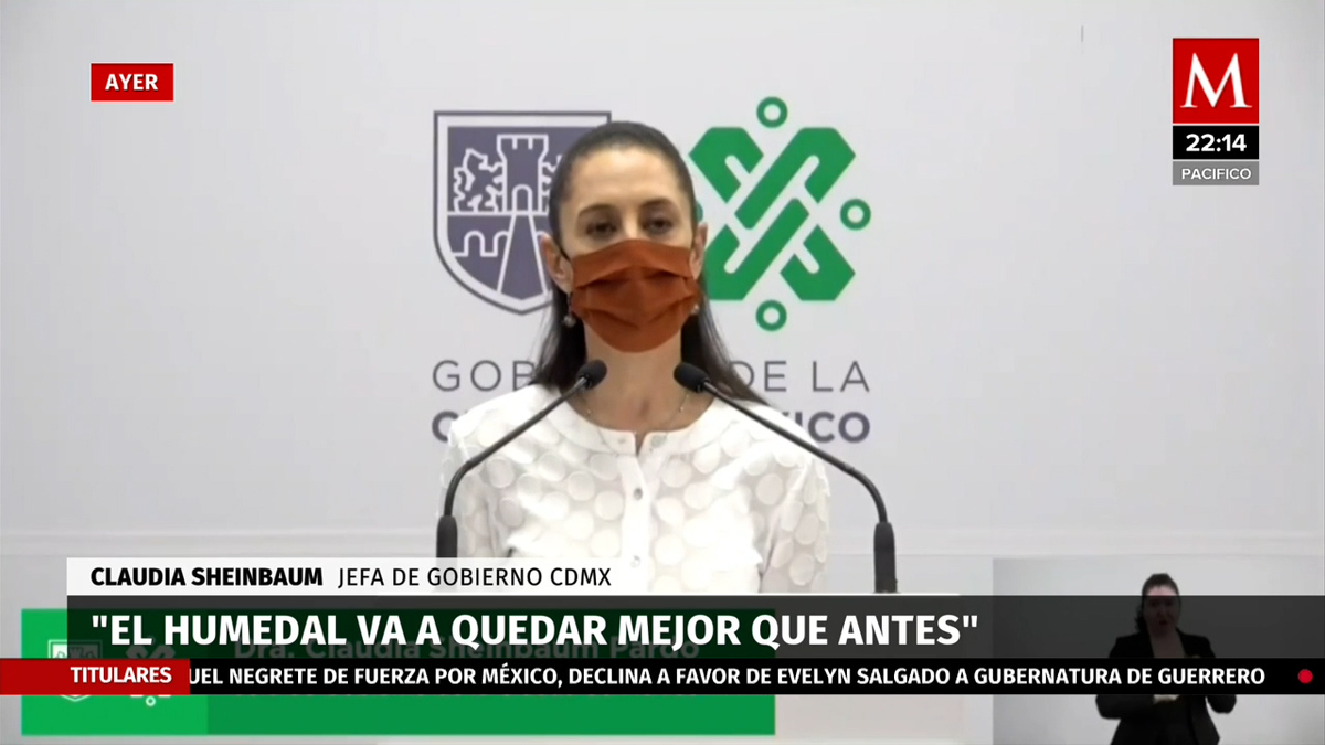 Claudia Sheinbaum. Así restaurarán Humedal de Xochimilco
