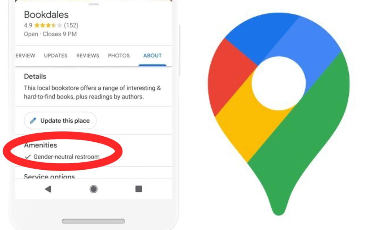 Google Maps añade especificación para baños con género neutro (DPA y Twitter).