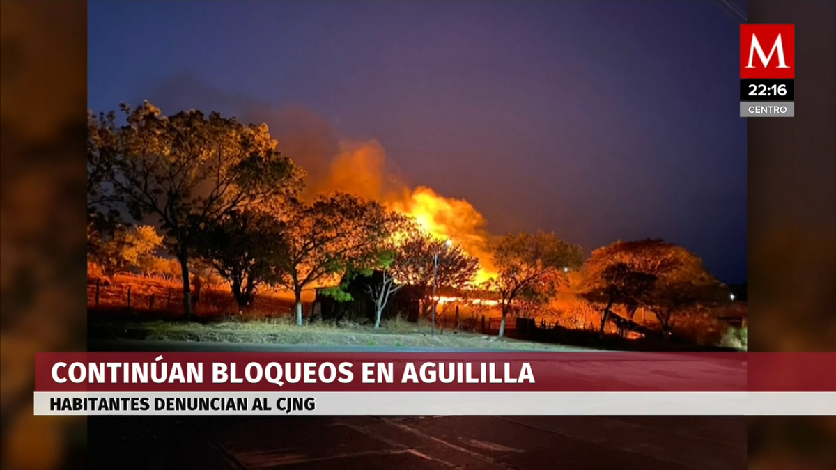 Continúan bloqueos en Aguililla, habitantes denuncian al CJNG