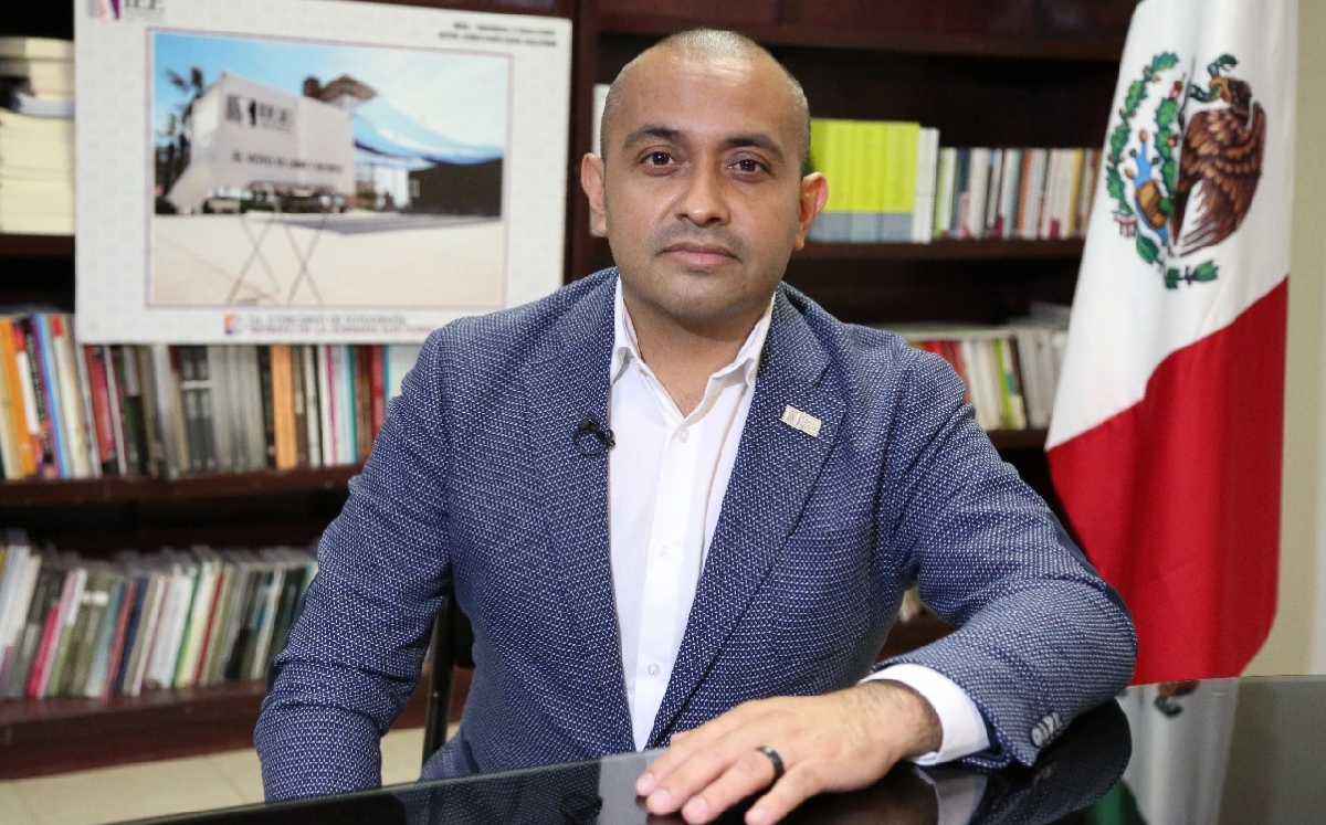 Luis Alberto Hernández Morales, Consejero Presidente del  Instituto Estatal Electoral de Baja California. (Ariel Ojeda)