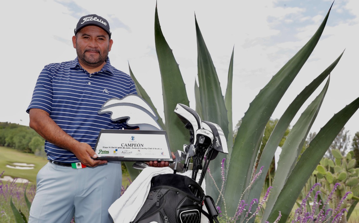 Camarón Rodríguez se lleva la cuarta etapa de la Gira de Golf Profesional (Cortesía)