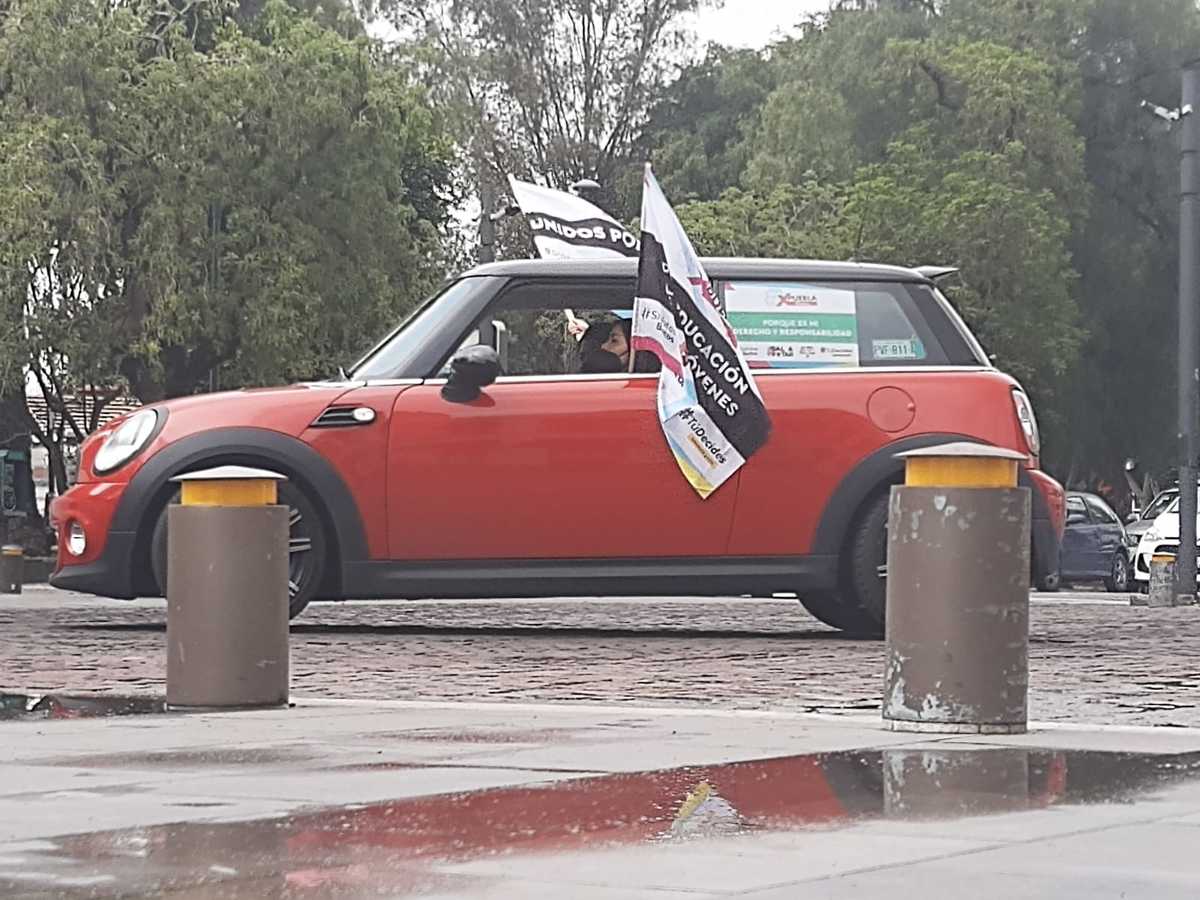 'Caravana por el Voto' en Puebla. (Andrés Lobato)