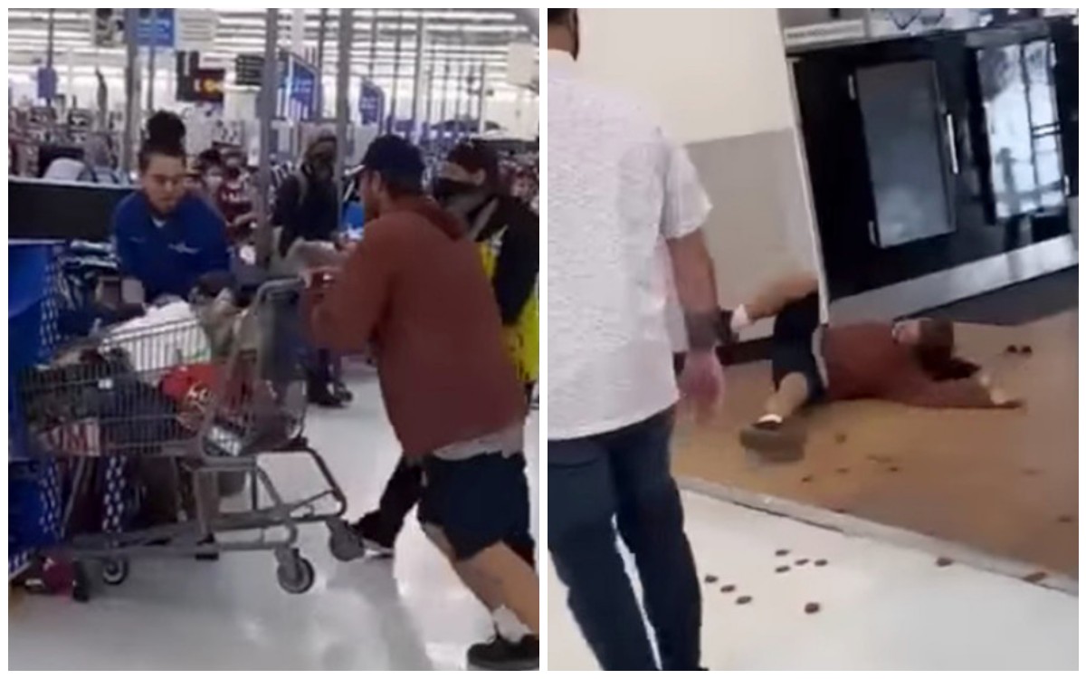Un empleado de Walmart golpeó a un hombre en tienda comercial | Especial