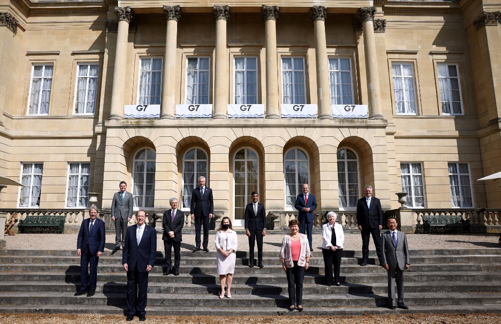 Los ministros de finanzas del G7 se reunieron en Londres. (AFP)
