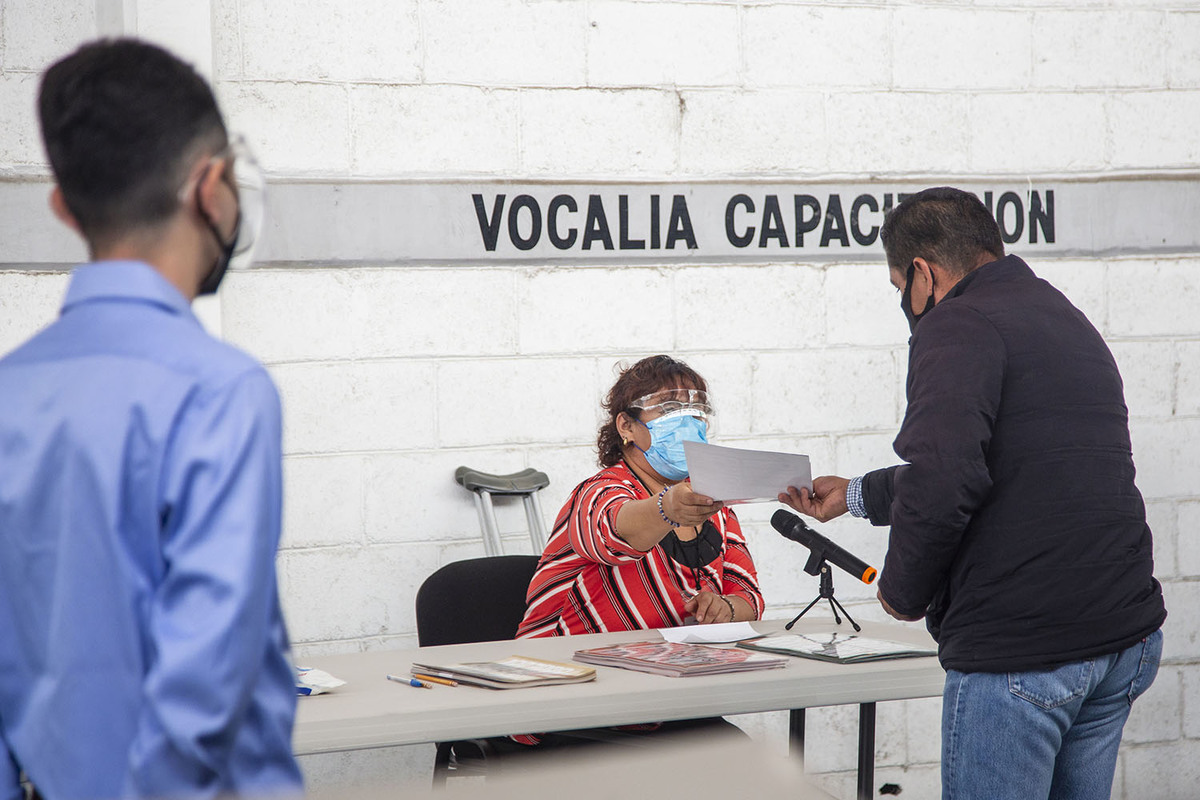 Protocolos sanitarios durante elecciones. (Andrés Lobato)