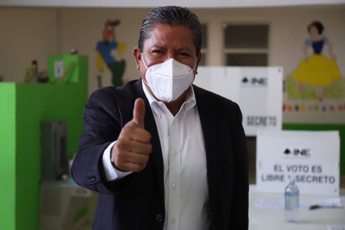 David Monreal aseveró que acudió a ejercer su derecho al voto.| Especial.
