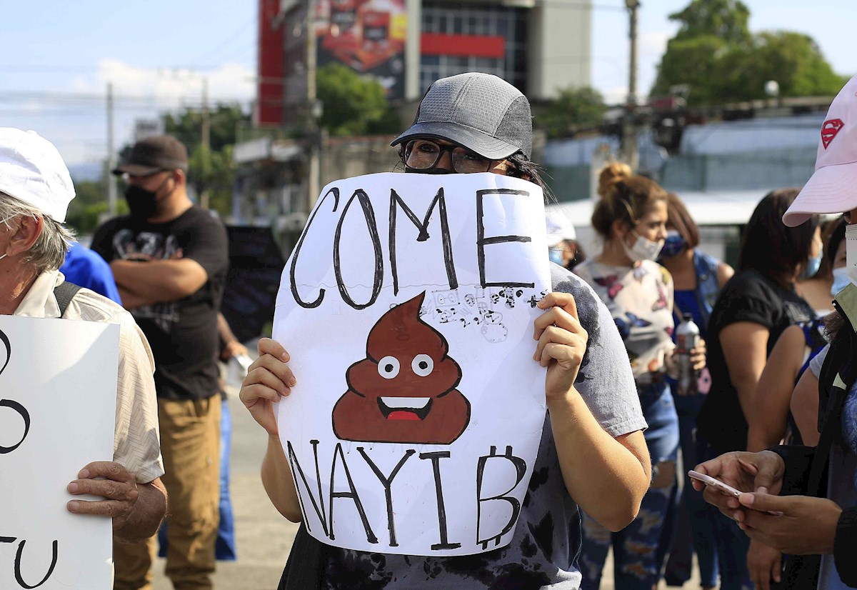 Hay varias protestas contra Nayib Bukele que se han organizado en El Salvador. | EFE