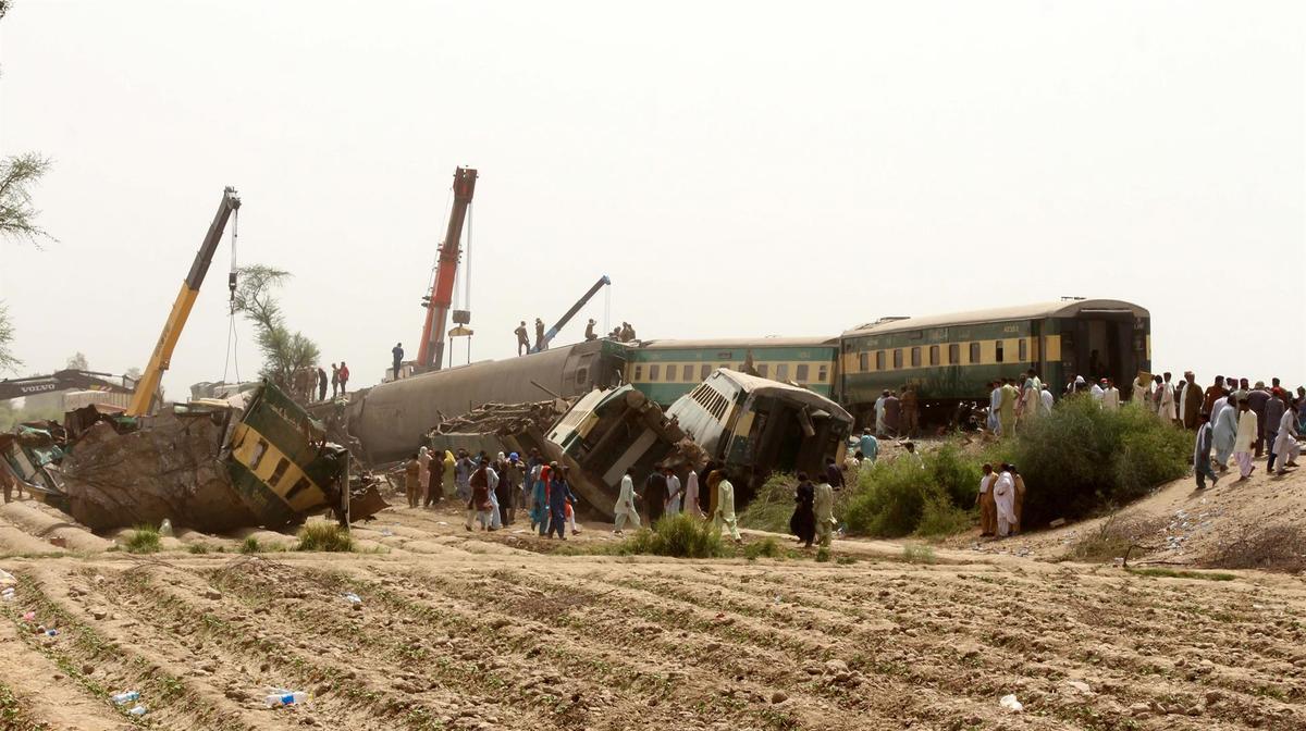 Accidente de tren en Pakistán | EFE