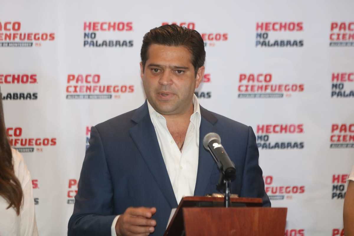 El candidato del PRI y PRD a la alcaldía de Monterrey, Francisco Cienfuegos. Foto: Leonel Rocha