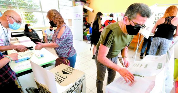 Fue una elección con una votación copiosa y constante con medidas sanitarias. Jesús Quintanar