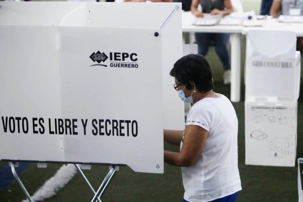La elecciones en Guerrero se llevaron a cabo en paz, indicó el gobernador Héctor Astudillo. (Ariana Pérez)