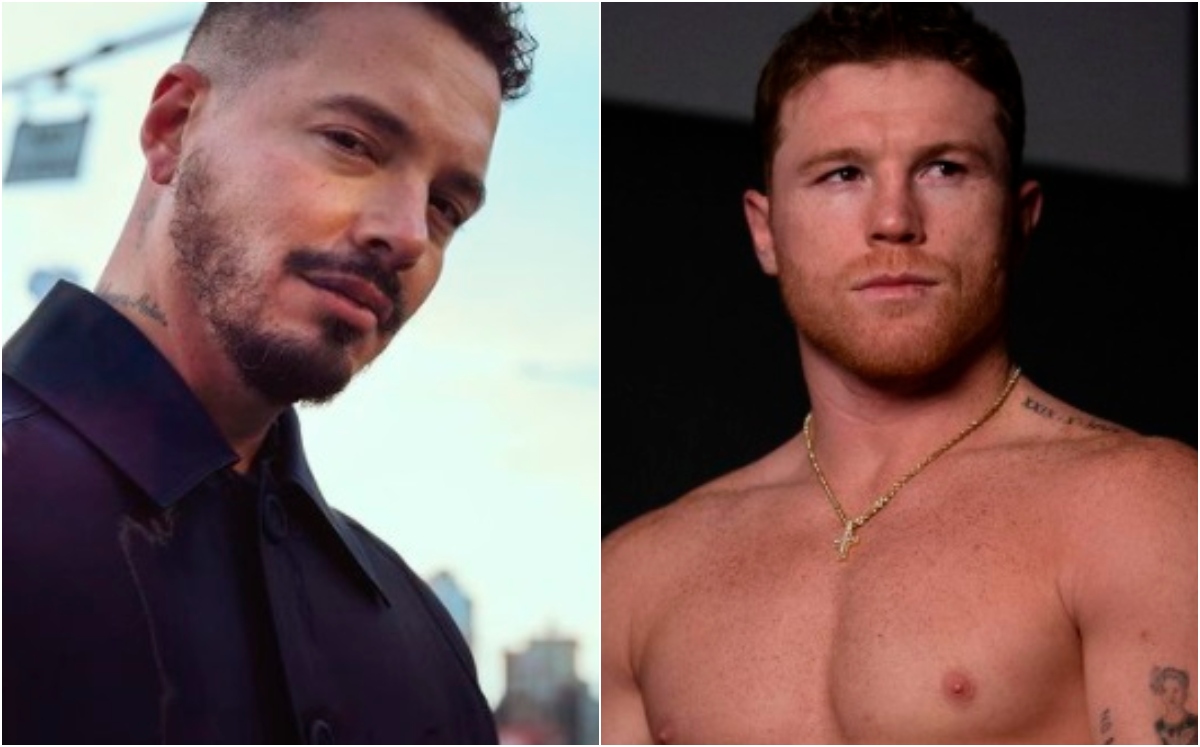 JBalvin y Saúl 'Canelo' Álvarez (Instagram)