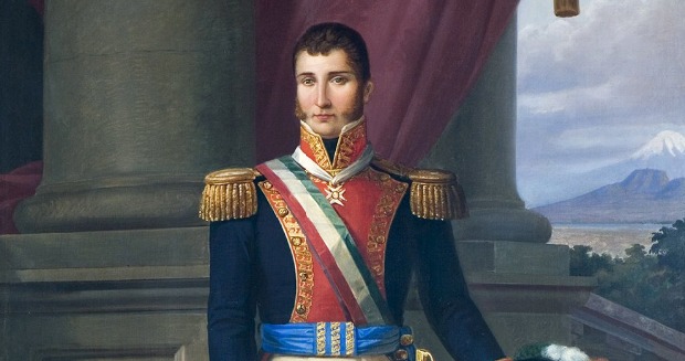 Agustín de Iturbide, retrato de Primitivo Miranda (Especial)