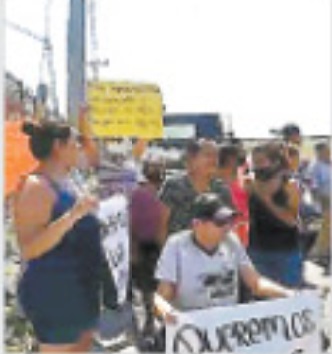 Bloqueo por falta de agua