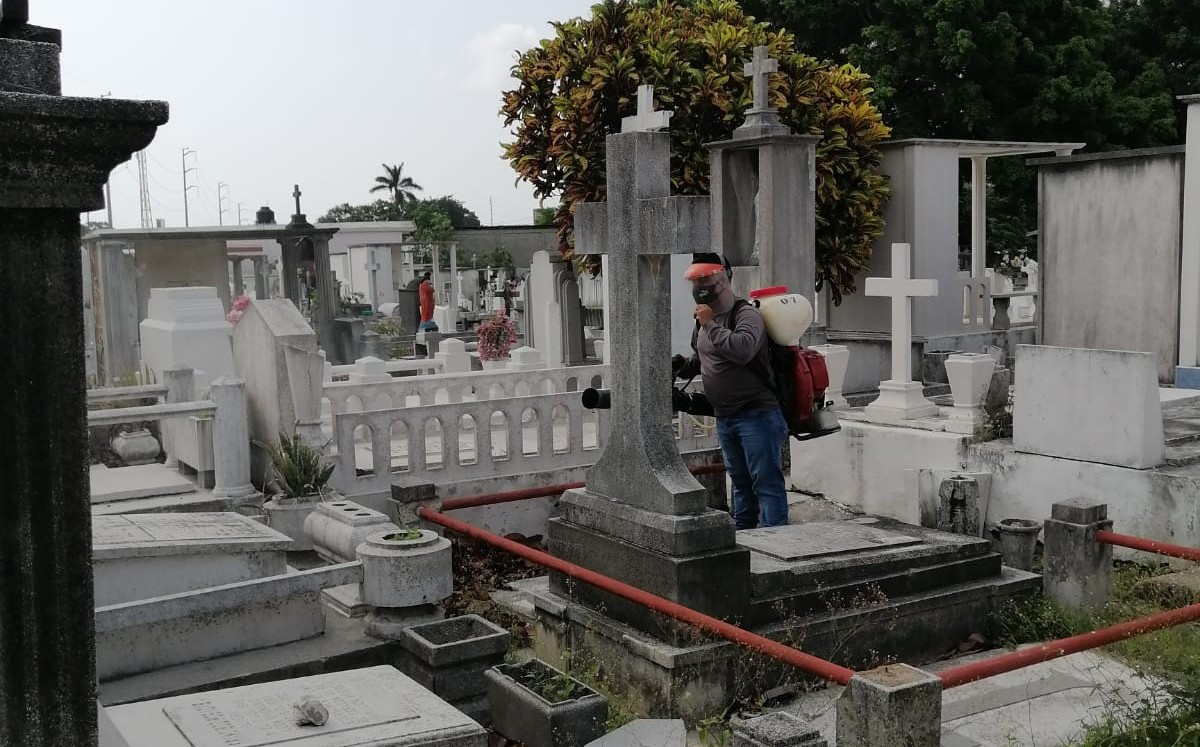 Cementerio de Ciudad Madero en Tamaulipas. (Cortesía)