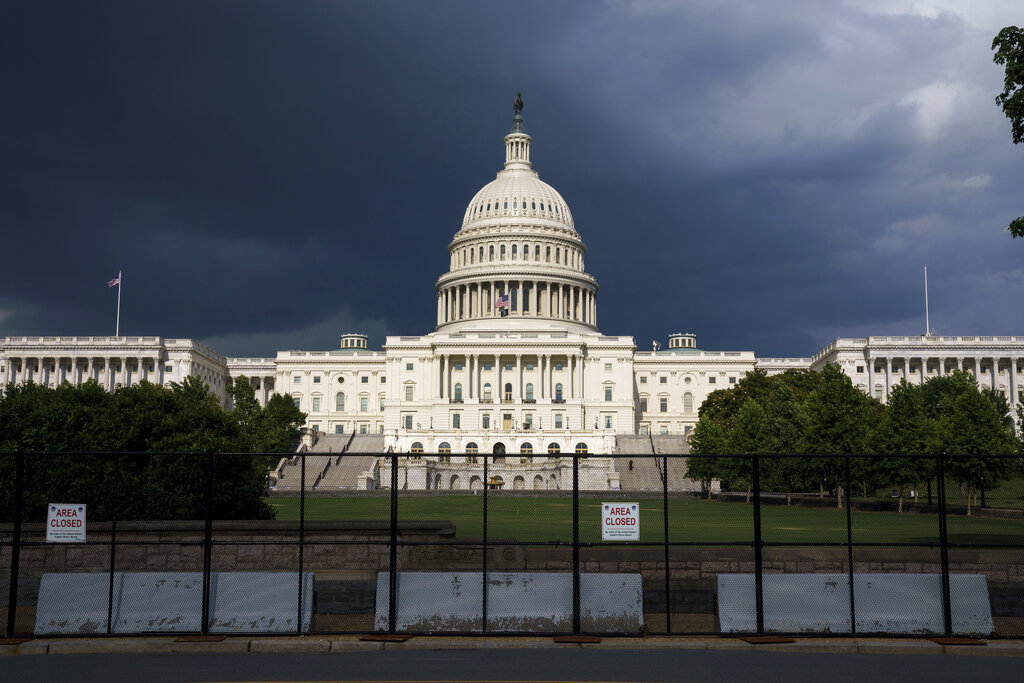 Foto del Capitolio de Estados Unidos. (AP)