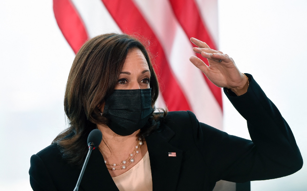 Kamala Harris destaca inversión para reforma laboral en México. (AFP)