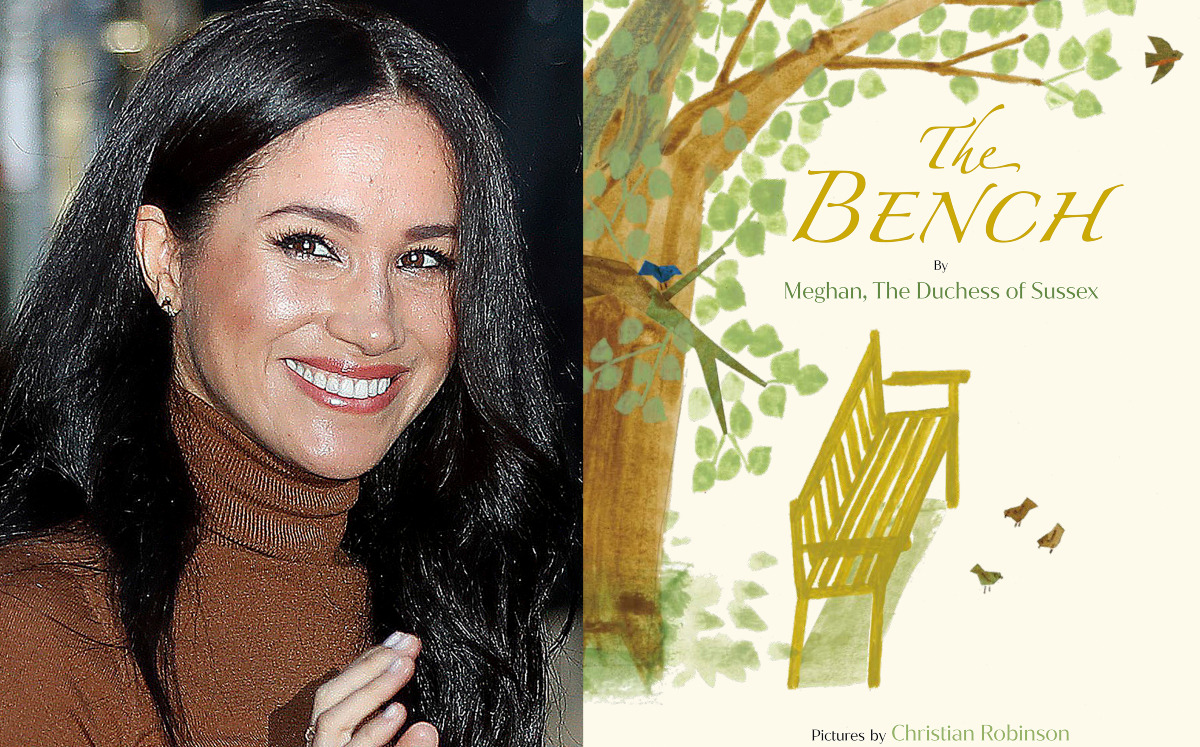Meghan Markle dedió el libro a su esposo, Harry (AP).
