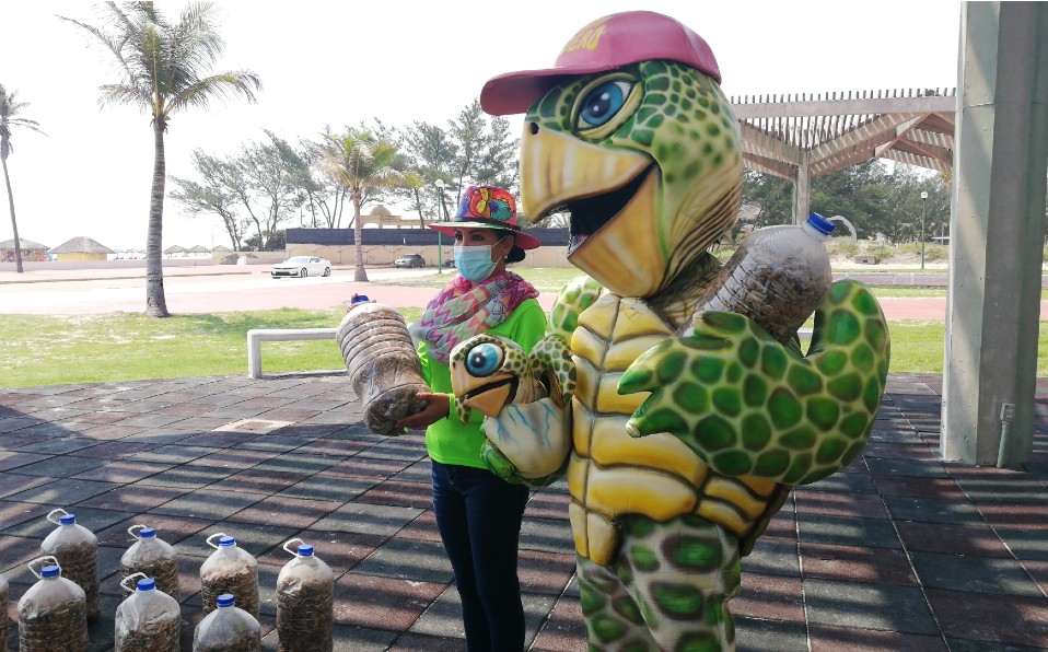 Realizan colecta de colillas en Playa Miramar