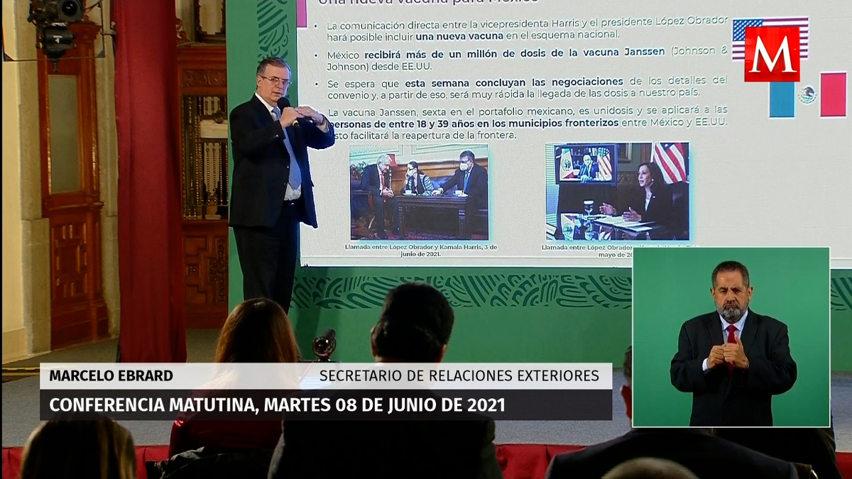 Vacunas anticovid cedidas por EU llegarán a México el fin de semana