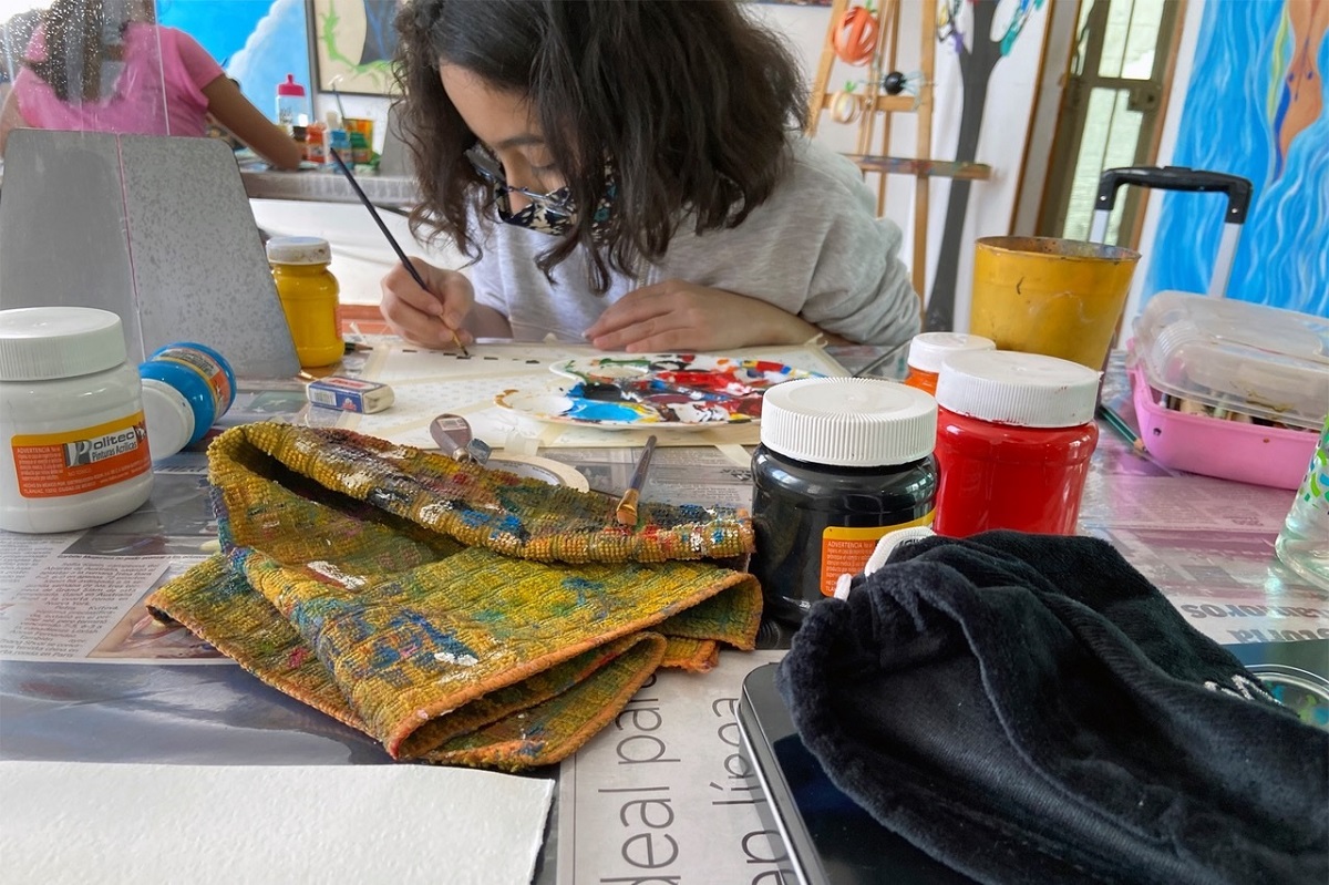 El arte ayuda a los menores a desarrollar habilidades necesarias para la vida diaria. (cortesía)