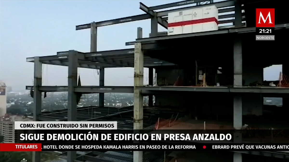 CdMx continuará con la demolición del edificio en Presa Anzaldo