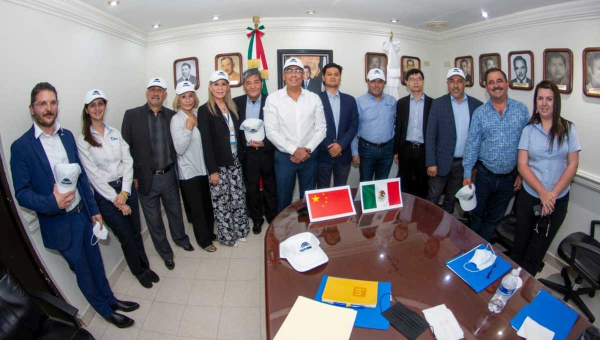 Empresarios de China visitaron a autoridades de Tamaulipas.