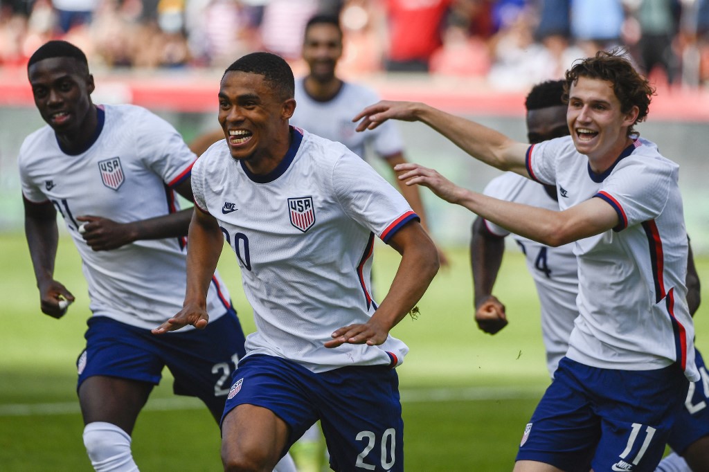 Estados Unidos goleó a Costa Rica (AFP)