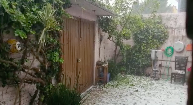 Granizadas en Toluca.