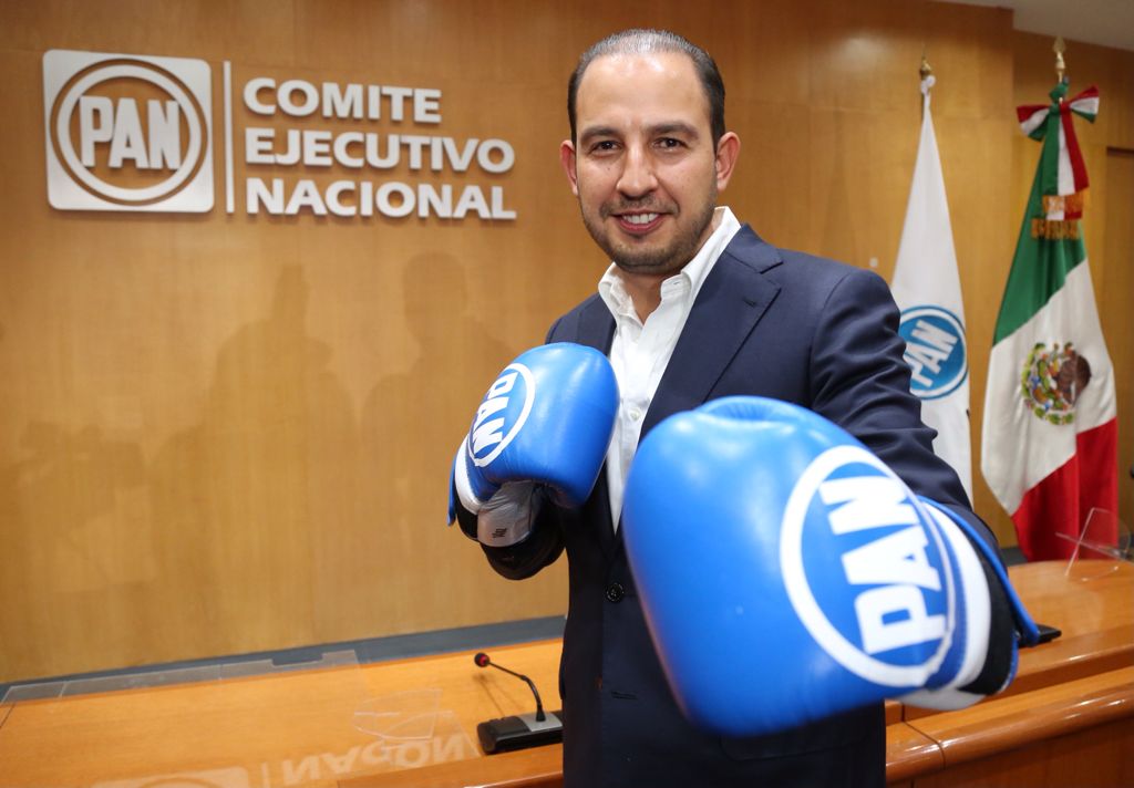 Marko Cortés afirmó que su alianza con el PRI y PRD, "noqueó" a Morena. (Ariel Ojeda)