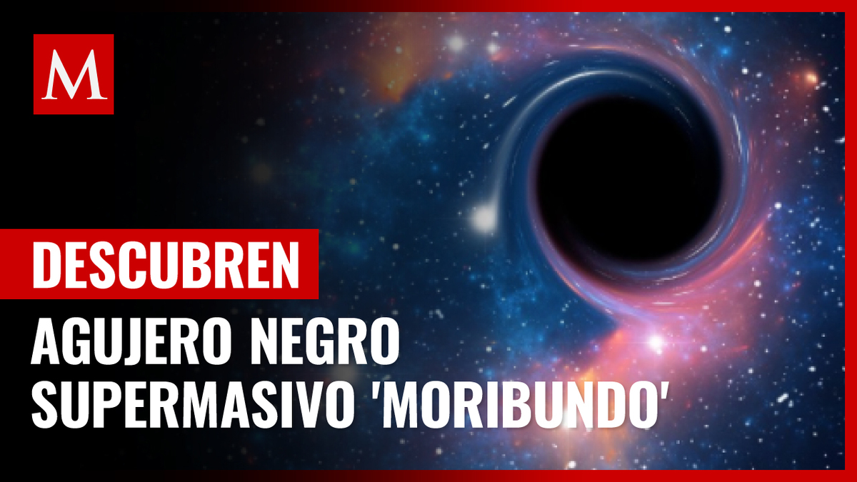 ¿Es peligroso? Descubren agujero negro supermasivo 'moribundo' en galaxia 'vecina'